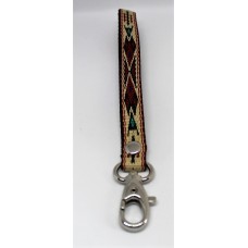 VGP Key  Lanyard Desert Sun Webbing 16,5cm  W/ Nickel Trigger Spring Snap